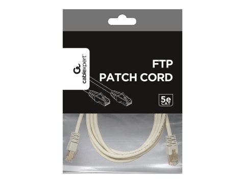 Gembird - Kabel krosowy - RJ-45 (M) do RJ-45 (M) - 50 cm - SFTP - CAT 5e - odlewany - beżowy
