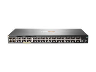HPE Aruba 2930F 48G PoE+ 4SFP+ - Przełącznik - L3 - Tak - 48 x 10/100/1000 (PoE+) + 4 x 1 Gigabit / 10 Gigabit SFP+ (uplink) - m