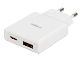 IBOX C-43 - Zasilacz - 30 wat - 3 A - Huawei Fast Charge, QC 3.0, AFC, SCP, Apple 2.4A, USB BC 1.2, Power Delivery 3.0 + PPS - 2