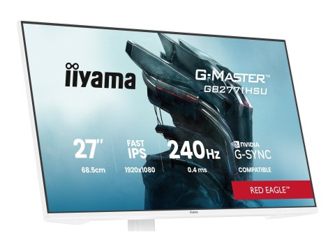 Iiyama G-MASTER Red Eagle GB2771HSU-W1 - Monitor LED - gaming - 27" - 1920 x 1080 Full HD (1080p) @ 240 Hz - Fast IPS - 350 cd/m