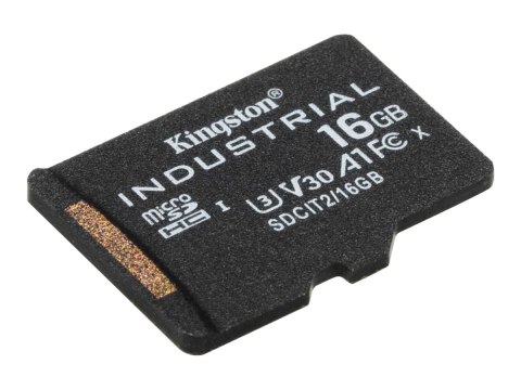 Kingston Industrial - Karta pamięci flash - 16 GB - A1 / Video Class V30 / UHS-I U3 / Class10 - microSDHC UHS-I