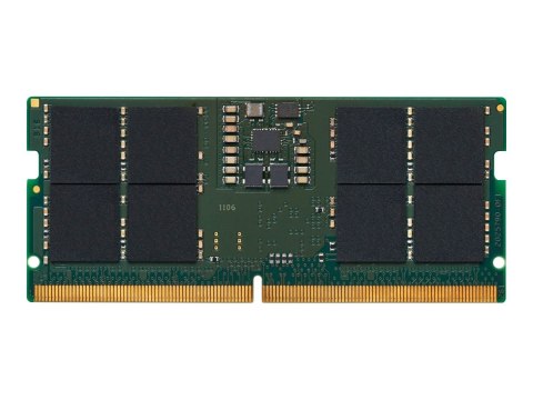 Kingston ValueRAM - DDR5 - moduł - 16 GB - SO-DIMM 262-pin - 5600 MT/s / PC5-44800 - CL46 - 1.1 V - niebuforowana - on-die ECC