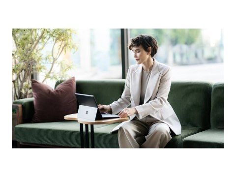 Microsoft Surface Pro Keyboard - Klawiatura - z panel dotykowy, akcelerometr, taca do przechowywania i ładowania Surface Slim Pe