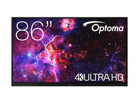 Optoma Creative Touch 3863RK - 86" Klasa Przekątnej 3-Series wyświetlacz LCD z podświetleniem LED - interaktywna - z tablica suc