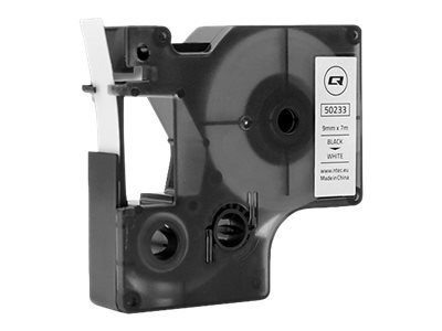 Qoltec - Biały - Roll (0.9 cm x 7 m) 1 kaseta(y) typ etykiety - dla DYMO LabelMANAGER 150, 200, 300, 350, 400, 450, PC; LabelPOI