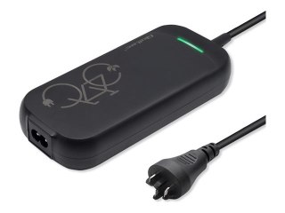 Qoltec - Zasilacz - do rowerów elektrycznych, 36 V, 42 V, wodoodporny + kabel zasilający - AC 220-240 V - 84 wat - czarny