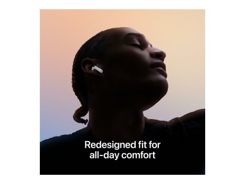 Apple AirPods 4 - Słuchawki w pełni bezprzewodowe z mikrofonem - douszne - Bluetooth - biały