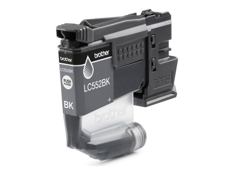 Brother LC552BK - Czarny - oryginał - pakiet poduszek - pojemnik na tusz