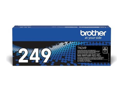 Brother TN-249BK - Super Wysokie Wyniki - czarny - oryginał - pudełko - Toner - dla Brother HL-L8240CDW, MFC-L8390CDW