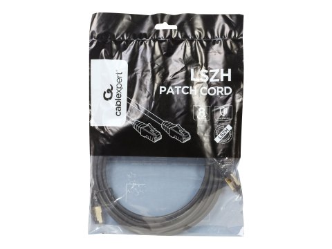 Cablexpert - Kabel krosowy - RJ-45 (M) do RJ-45 (M) - 50 cm - S/FTP - CAT 8 - bezhalogenowe, odlewany, bez wystających elementów