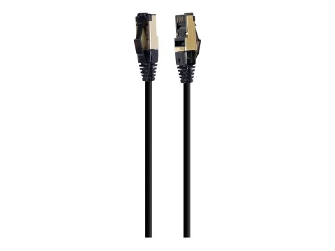Cablexpert - Kabel krosowy - RJ-45 (M) do RJ-45 (M) - 50 cm - S/FTP - CAT 8 - bezhalogenowe, odlewany, bez wystających elementów