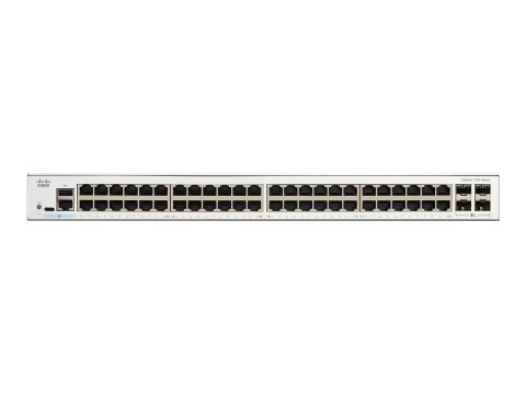 Cisco Catalyst 1300-48T-4X - Przełącznik - L3 - Tak - 48 x 10/100/1000Base-T + 4 x 10 Gigabit SFP+ - montowany w szafie rack