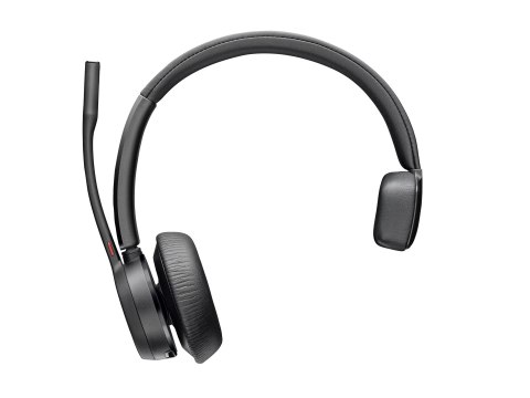 HP Poly Voyager 4310 - Voyager 4300 series - słuchawka - nauszne - Bluetooth - bezprzewodowa - USB-C - czarny