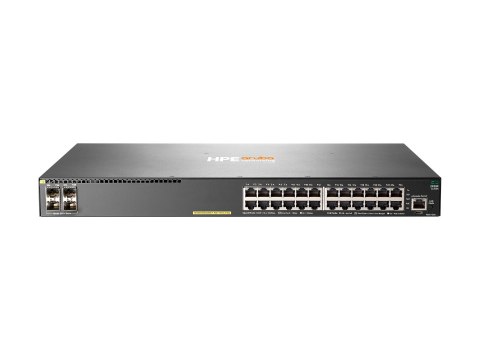 HPE Aruba 2930F 24G PoE+ 4SFP+ - Przełącznik - L3 - Tak - 24 x 10/100/1000 (PoE+) + 4 x 1 Gigabit / 10 Gigabit SFP+ (uplink) - m