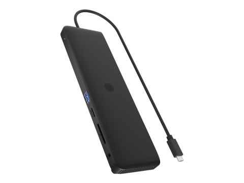 ICY BOX 11-in-1 Mobile with Triple Video Output - Stacja dokująca - USB-C - 2 x HDMI, DP - 1GbE