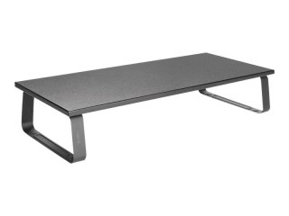 LogiLink Monitor Riser - Stojak - dla ekran LSD / notebook - płyta wiórowa, stal, kopolimer etylenu i octanu winylu (EVA) - czar