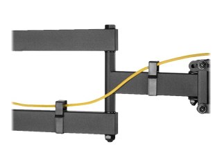 LogiLink - Uchwyt - pełny zakres ruchu - dla TV LCD / zakrzywiony TV LCD - plastik, stal, akrylonitryl - butadien - styren (ABS)