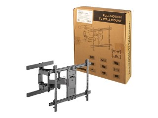 LogiLink - Uchwyt - pełny zakres ruchu - dla TV LCD / zakrzywiony TV LCD - plastik, stal, akrylonitryl - butadien - styren (ABS)