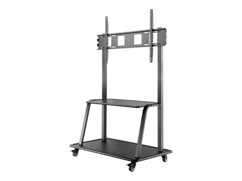 LogiLink - Wózek - dla telewizor LCD - plastik, stal - czarny - rozmiar ekranu: 60"-105"