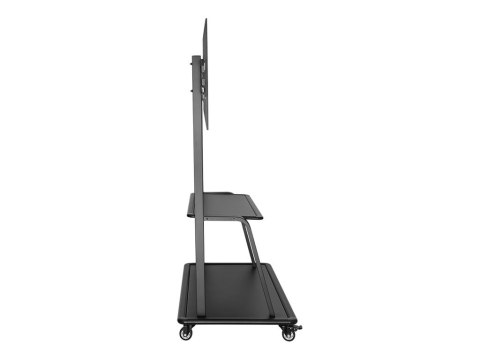LogiLink - Wózek - dla telewizor LCD - plastik, stal - czarny - rozmiar ekranu: 60"-105"