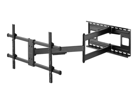 LogiLink - Zestaw do montażu (mocowanie ściennny) - pełny zakres ruchu - dla TV LCD / zakrzywiony TV LCD - stal - czarny - rozmi