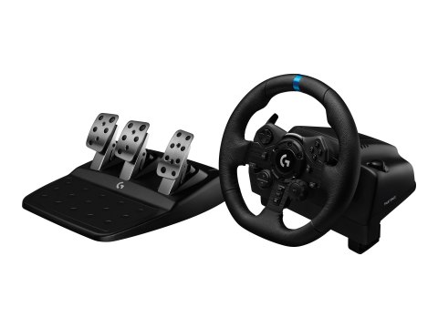Logitech G G923 - Zestaw kierownica, pedały i dźwignia zmiany biegów - przewodowa - dla Microsoft Xbox One, Microsoft Xbox Serie