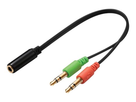 Sandberg Headset Converter - Przejściówka słuchawek - mini-phone stereo 3.5 mm męski do mini jack 4-biegunowy żeński