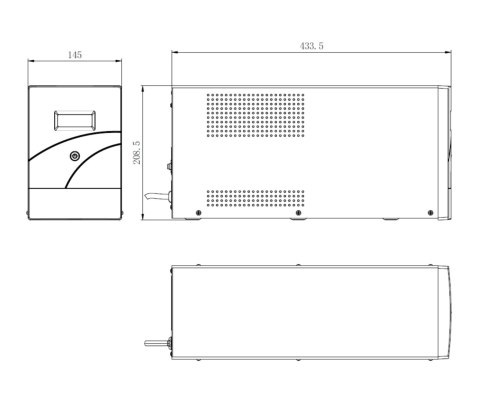 ZASILACZ UPS DS-UPS3000-R 3000 VA Hikvision