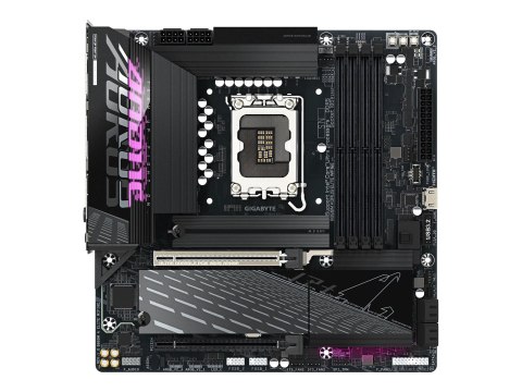 AORUS B860M ELITE WIFI6E - Płyta główna - ATX micro - Gniazdo LGA1851 - AMD B850 Chipset - USB-C 3.2 Gen 1, USB 3.2 Gen 2, USB 3