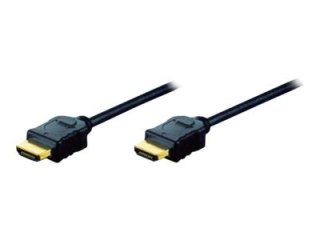 ASSMANN - Kabel HDMI z Ethernet - HDMI męski do HDMI męski - 10 m - potrójnie ekranowany - czarny