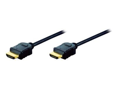 ASSMANN - Kabel HDMI z Ethernet - HDMI męski do HDMI męski - 10 m - potrójnie ekranowany - czarny