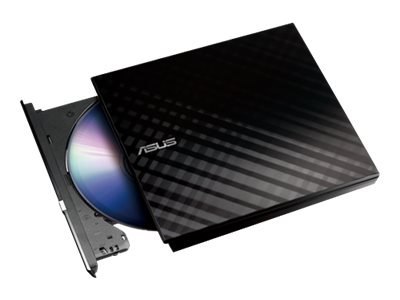 ASUS SDRW-08D2S-U LITE - Napęd dyskowy - DVD±RW (±R DL) / DVD-RAM - 8x/8x/5x - USB 2.0 - zewnętrzny - czarny