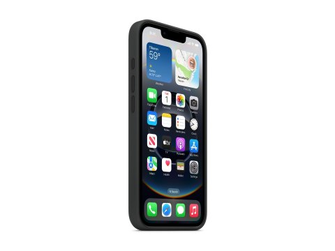 Apple - Pokrywa ochronna dla telefonu komórkowego - silikon - czarny - dla iPhone 16e
