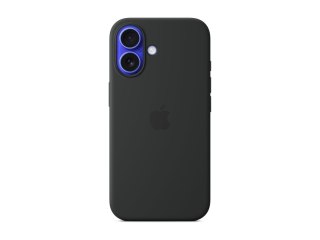 Apple - Pokrywa ochronna dla telefonu komórkowego - zgodność MagSafe - silikon - czarny - dla iPhone 16