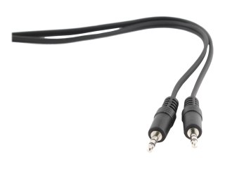 Cablexpert CCA-404-2M - Kabel audio - mini-phone stereo 3.5 mm męski do mini-phone stereo 3.5 mm męski - 2 m - czarny - odlewany