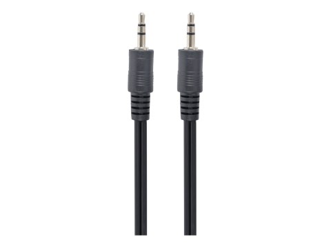 Cablexpert CCA-404-2M - Kabel audio - mini-phone stereo 3.5 mm męski do mini-phone stereo 3.5 mm męski - 2 m - czarny - odlewany