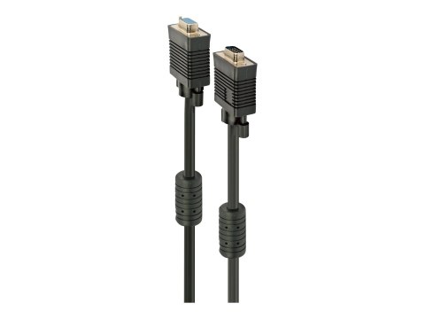 Cablexpert Premium CC-PPVGAX-6B - Kabel VGA - HD-15 (VGA) (F) do HD-15 (VGA) (M) - 1.8 m - odlewany, wkręt skrzydełkowy - czarny