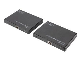 DIGITUS DS-55513 - Nadajnik i odbiornik - przedłużacz KVM / USB - HDMI - ponad CAT 6/7/8 - do 70 m