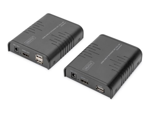 DIGITUS - Extender Set - przedłużacz KVM - CATx - ponad CAT 5e - do 120 m