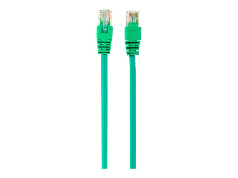 Gembird - Kabel krosowy - RJ-45 (M) do RJ-45 (M) - 1.5 m - UTP - CAT 5e - odlewany, bez wystających elementów - zielony