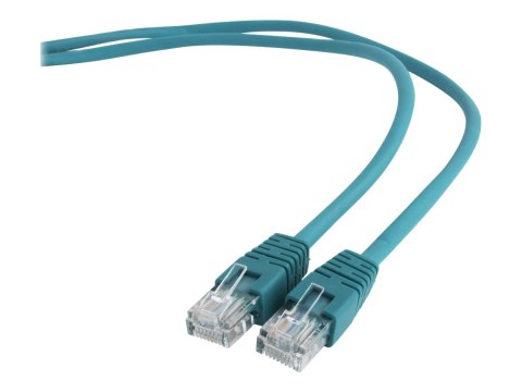 Gembird - Kabel krosowy - RJ-45 (M) do RJ-45 (M) - 1.5 m - UTP - CAT 5e - odlewany, bez wystających elementów - zielony
