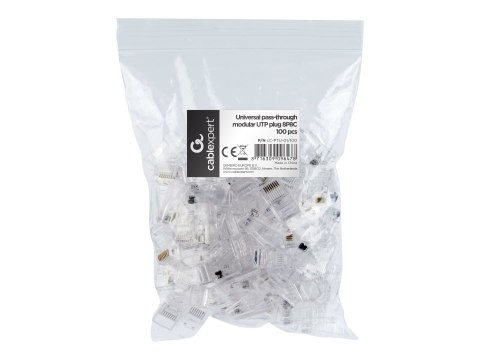 Gembird Modular Plug - Złącze sieciowe - RJ-45 (M) - UTP (pakiet 100)