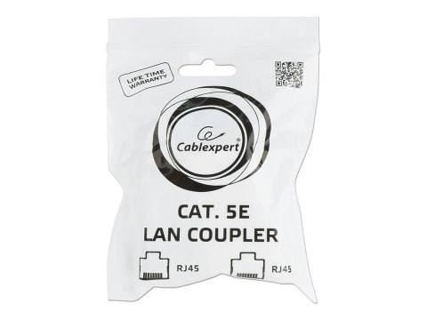 Gembird - Sprzęgacz sieciowy - RJ-45 (F) do RJ-45 (F) - CAT 5e - biały
