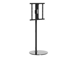 Gembird - Stojak - dla TV - stal, plastik, szkło hartowane - czarny - rozmiar ekranu: 32"-65" - element podłogowy, konstrukcja w
