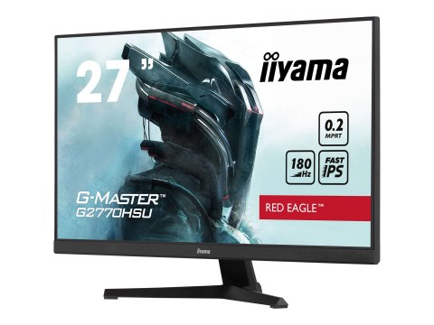 Iiyama G-MASTER Red Eagle G2770HSU-B6 - Monitor LED - gaming - 27" - 1920 x 1080 Full HD (1080p) @ 180 Hz - Fast IPS - 300 cd/m²