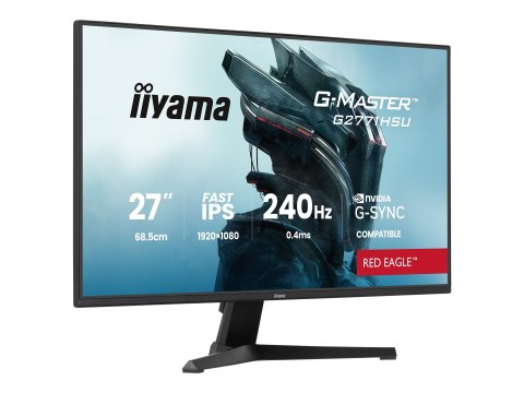 Iiyama G-MASTER Red Eagle G2771HSU-B1 - Monitor LED - gaming - 27" - 1920 x 1080 Full HD (1080p) @ 240 Hz - Fast IPS - 350 cd/m²