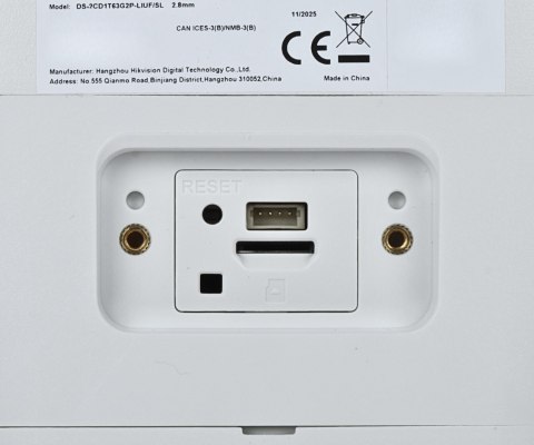 KAMERA IP DS-2CD1T63G2P-LIUF/SL(2.8MM) PANORAMICZNA AcuSense - 6 Mpx 2 x 2.8 mm Hikvision