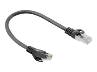 Lanberg - Kabel krosowy - RJ-45 (M) do RJ-45 (M) - 25 cm - zafoliowana nieekranowana skręcona para (F/UTP) - CAT 6 - odlewany, b