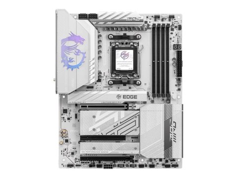 MSI MPG B850 EDGE TI WIFI - Płyta główna - ATX - Socket AM5 - AMD B850 Chipset - USB-C 3.2 Gen 2x2, USB-C 3.2 Gen2, USB 3.2 Gen 