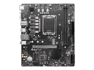 MSI PRO H610M-E DDR4 - Płyta główna - ATX micro - Gniazdo LGA1700 - H610 Chipset - USB 3.2 Gen 1 - Gigabit LAN - wbudowana karta